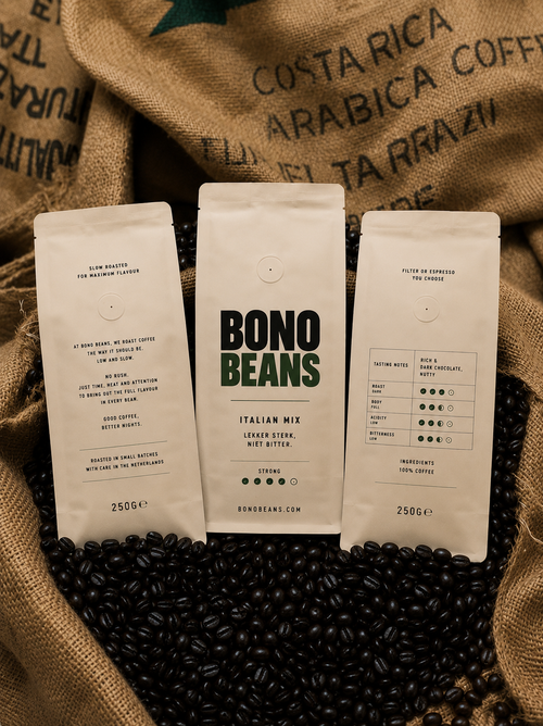 BONO Beans Italian Blend — 1 kg hele koffiebonen